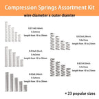 Compression Spring Assortment for Various Makes and Models (300 Pieces)