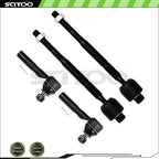 Front Tie Rod Ends Suspension Kit for Lexus GX470, Toyota 4Runner (2003–2009)