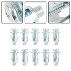 10X Metal Petal Bolt Hollow Wall Nut for Carriage Nut