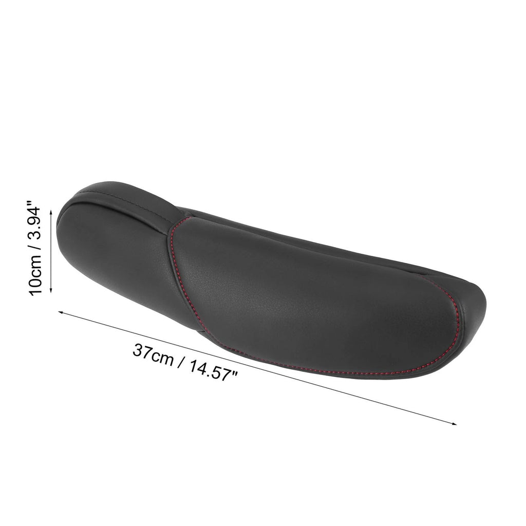 Pair Front Seat Armrest Covers for Honda CR-V (2010–2011) Black Red Line