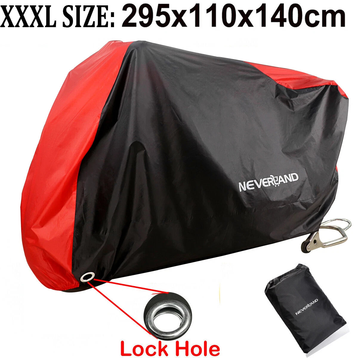 3XL Motorcycle Cover for Honda Harley-Davidson (Water Snow Dust Protection)