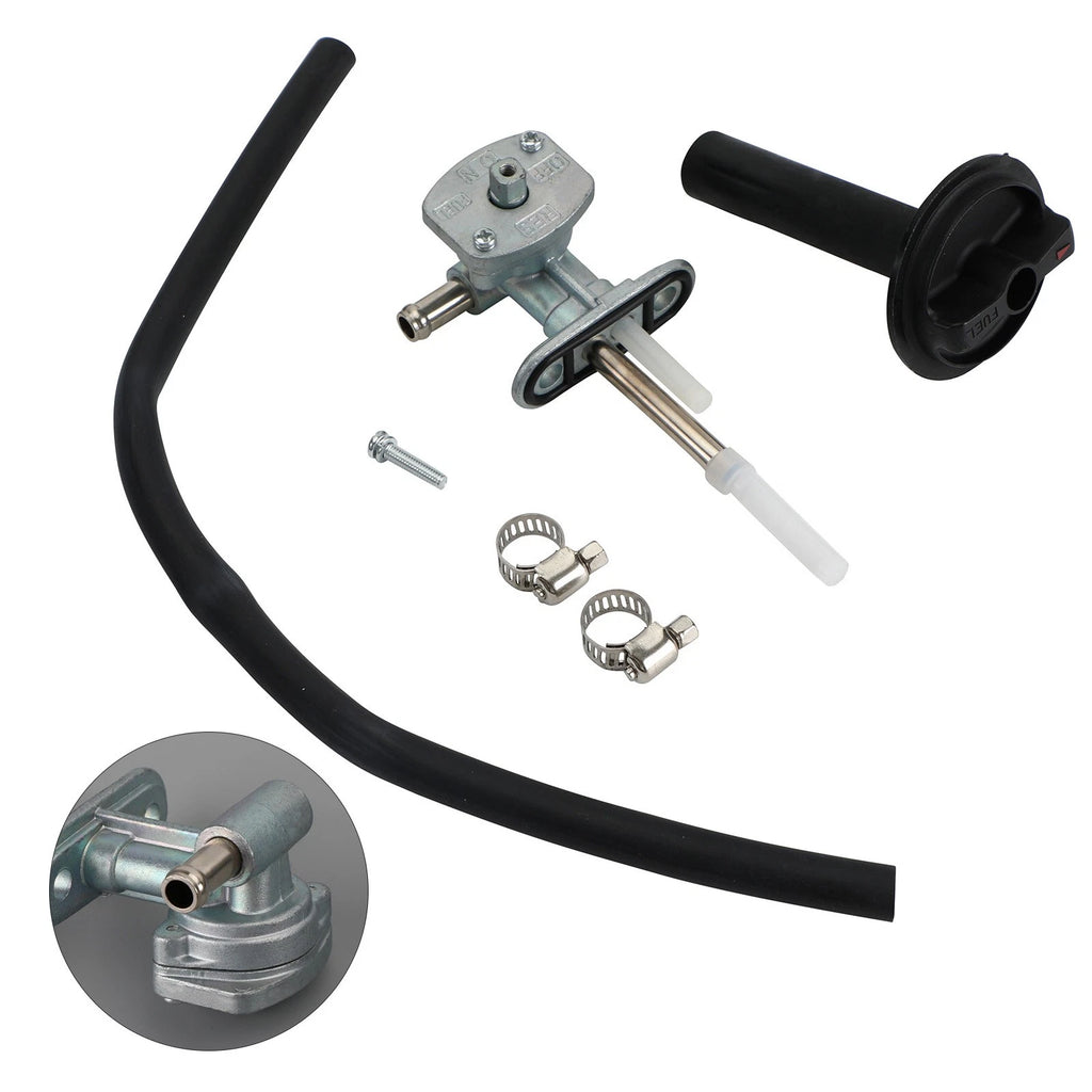 Fuel Valve Petcock & Lever Screw for Yamaha Grizzly YFM350 YFM660 (1998–2006) 5KM-24500-10