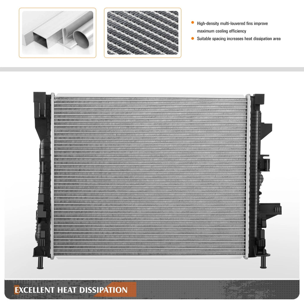 Aluminum Core Cooling Radiator DPI-13635 for Ford Focus (2016–2018)