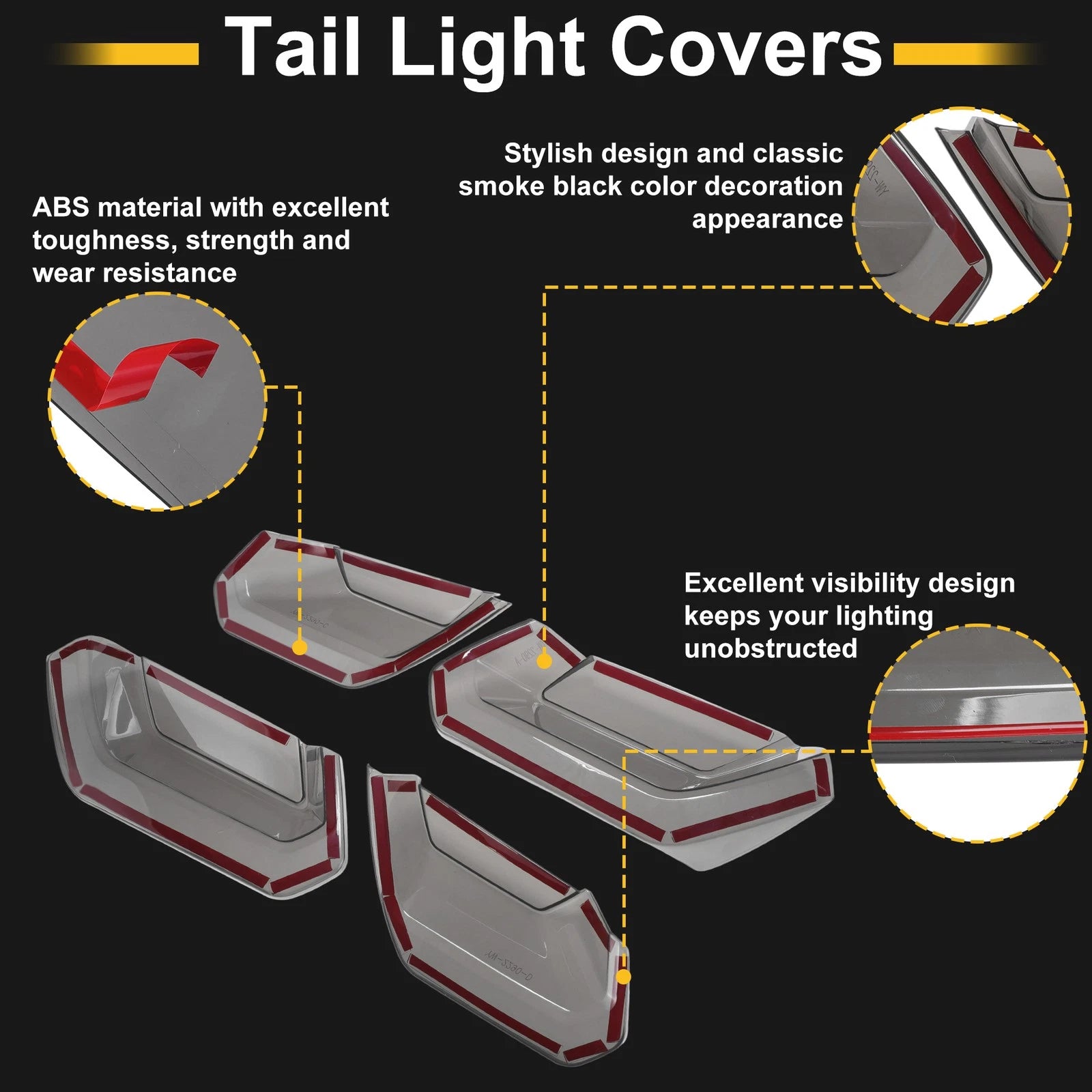 Tail Light Cover Trim for Chevrolet Corvette C7 (2014–2019)