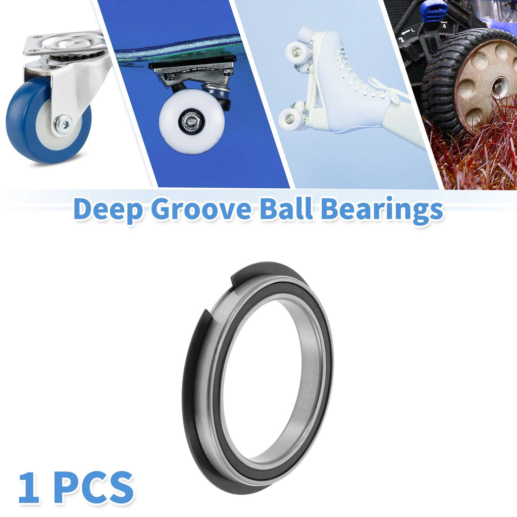 Deep Groove Ball Bearing 6808NR2RS for Scooter Skateboard (40x52x7mm)