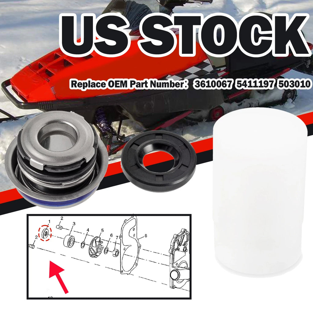 Water Pump Seal & Driver Tool for Polaris 600 800 Pro RMK/RUSH Pro (2011–2016)