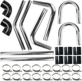 2" Black Turbo Intercooler Elbow Pipe Kit for Universal (All Models)