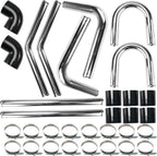 2" Black Turbo Intercooler Elbow Pipe Kit for Universal (All Models)