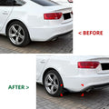 Pair Carbon Look Side Corner Splitter for Audi S5 8T (2013–2016)