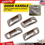 Set of 2 Interior Door Handles for Honda Accord Sedan (1998–2002) Beige