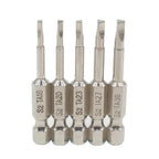 5X Magnetic Triangle Head Screwdriver Bits Set TA1.8/TA2.0/TA2.3/TA2.7/TA3.0mm