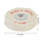 Cloth Buffing Wheel for Rotary Tool Grinder (Universal Fit)