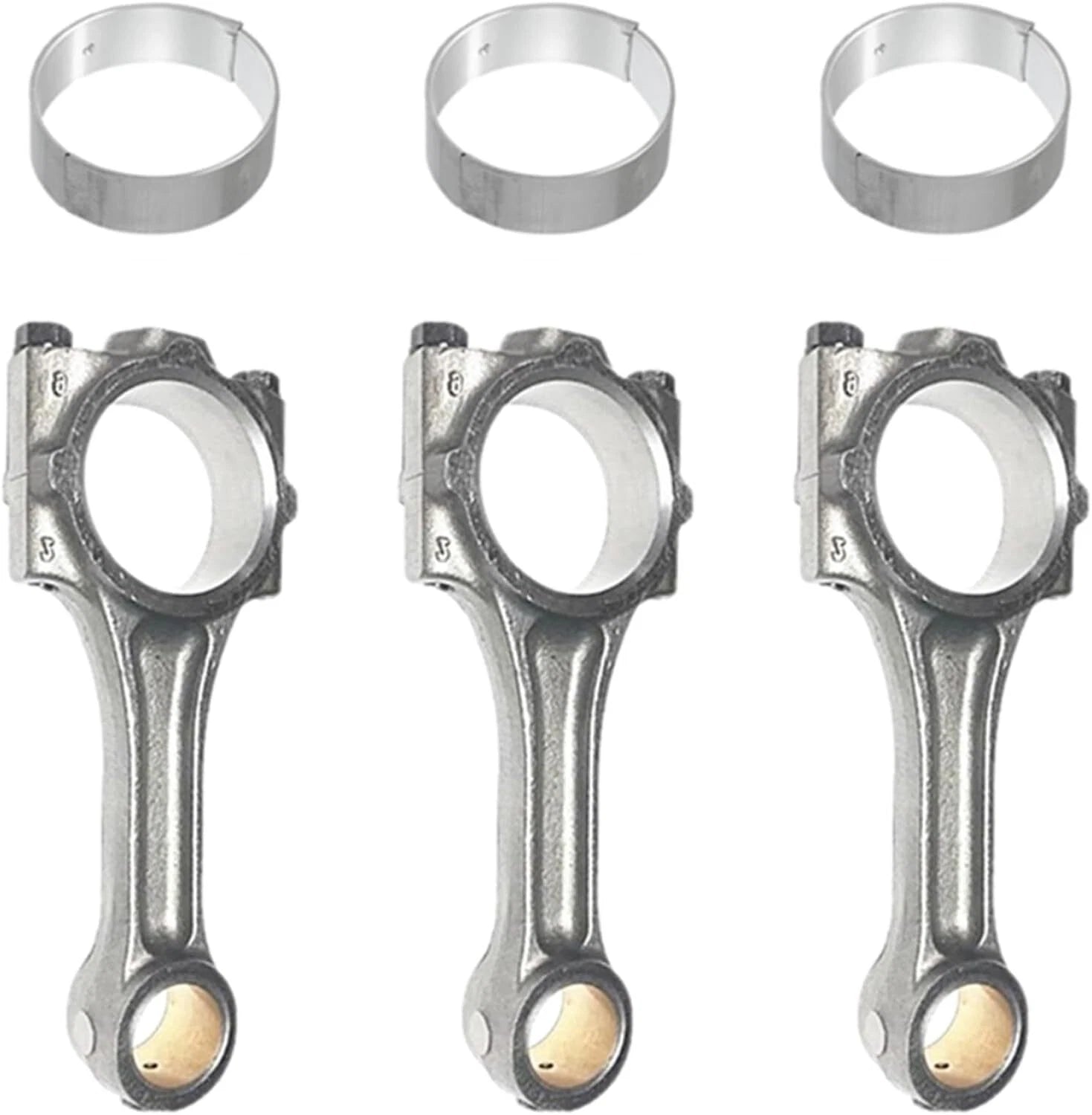 3X Connecting Rod 8N1726 for CAT 3406B 3406 825C 3406C 980C 983B (–)