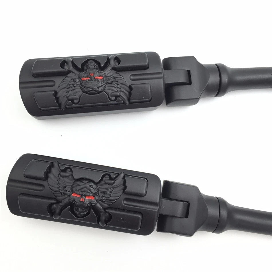 1.5" Black Zombie Foot Peg for Honda GoldWing VTX1300 Shadow Valkyrie