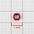 Set of 4 AN-4 Fuel Bulkhead Red Aluminum Anodized Nut Sealing Fitting Adapter
