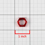 Set of 4 AN-4 Fuel Bulkhead Red Aluminum Anodized Nut Sealing Fitting Adapter