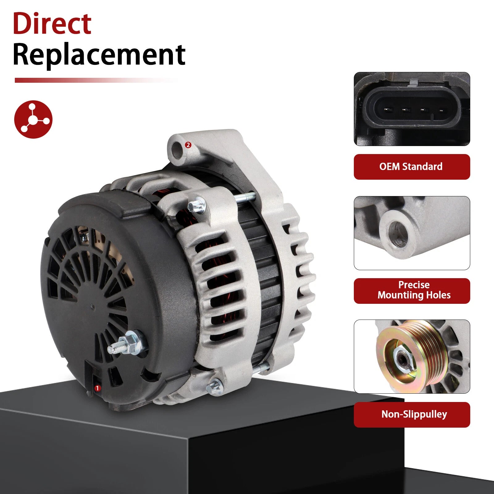 Alternator for Chevrolet Express Van (2001-2002) 130Amp