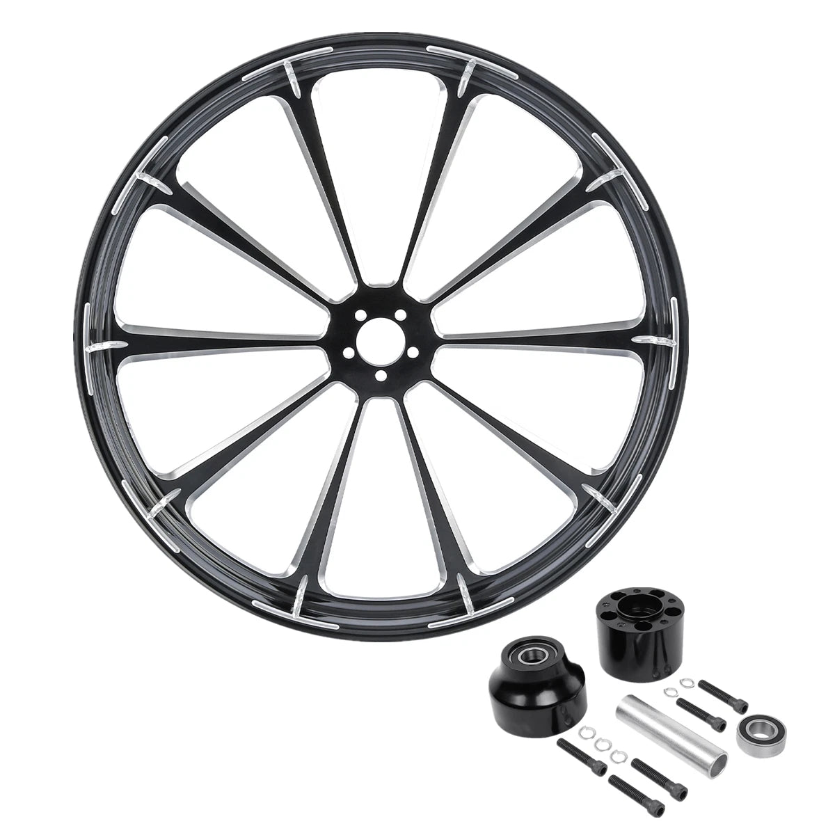 26" Front Wheel Rim Dual Disc Hub for Harley Street Road Glide (1997–2021)
