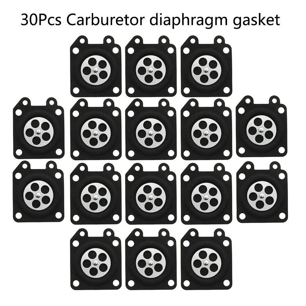 30Pcs Carburetor Metering Diaphragm Repair for Walbro (95-526, 95-526-9, 95-526-9-8)
