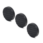3X Lock Door Key Hole Socket Cover Trim Black for Jeep Wrangler TJ JK JL JT
