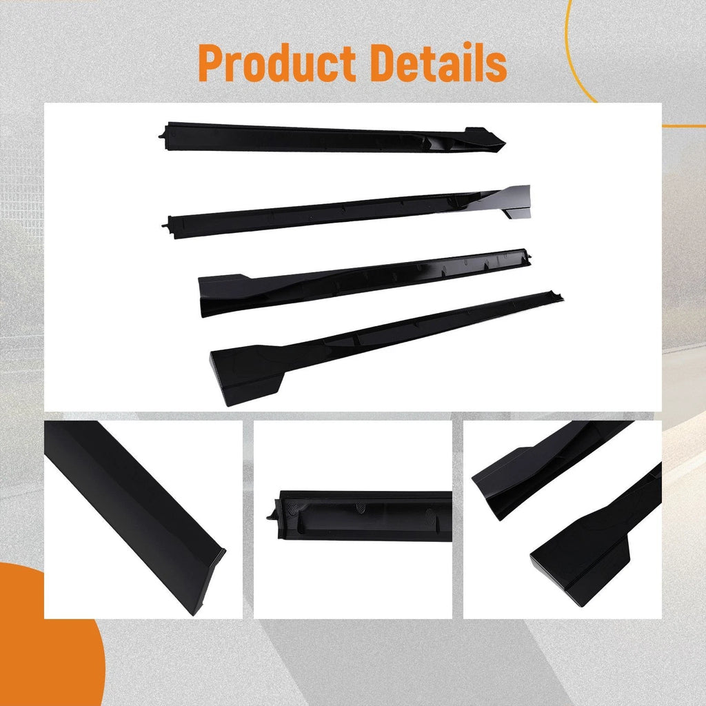 Set of 4 Side Skirt Extension Panels for Toyota Camry SE XSE (2018–2024)
