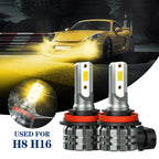 2X H11 H16 H8 LED Fog Driving Light Bulbs for AUXITO (EOH)