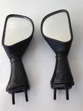 Black Racing Mirrors for Kawasaki Ninja ZX6R (1998–2002), ZX9R (1998–2003), 650R (2006–2008)