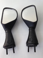 Black Racing Mirrors for Kawasaki Ninja ZX6R (1998–2002), ZX9R (1998–2003), 650R (2006–2008)