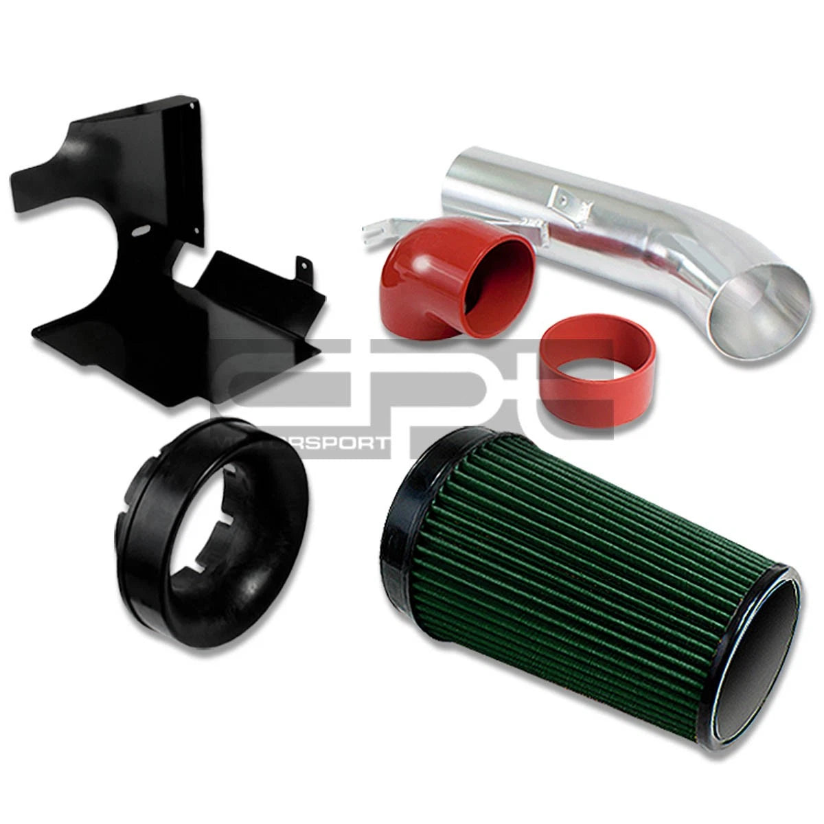 Air Intake Pipe with Green Filter for Chevy Silverado Tahoe V8 (2000–2006)