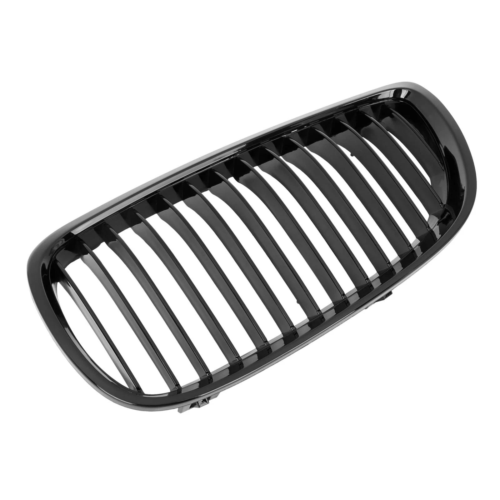 Pair Front Kidney Grille Gloss Black for BMW E92 (2007–2010)
