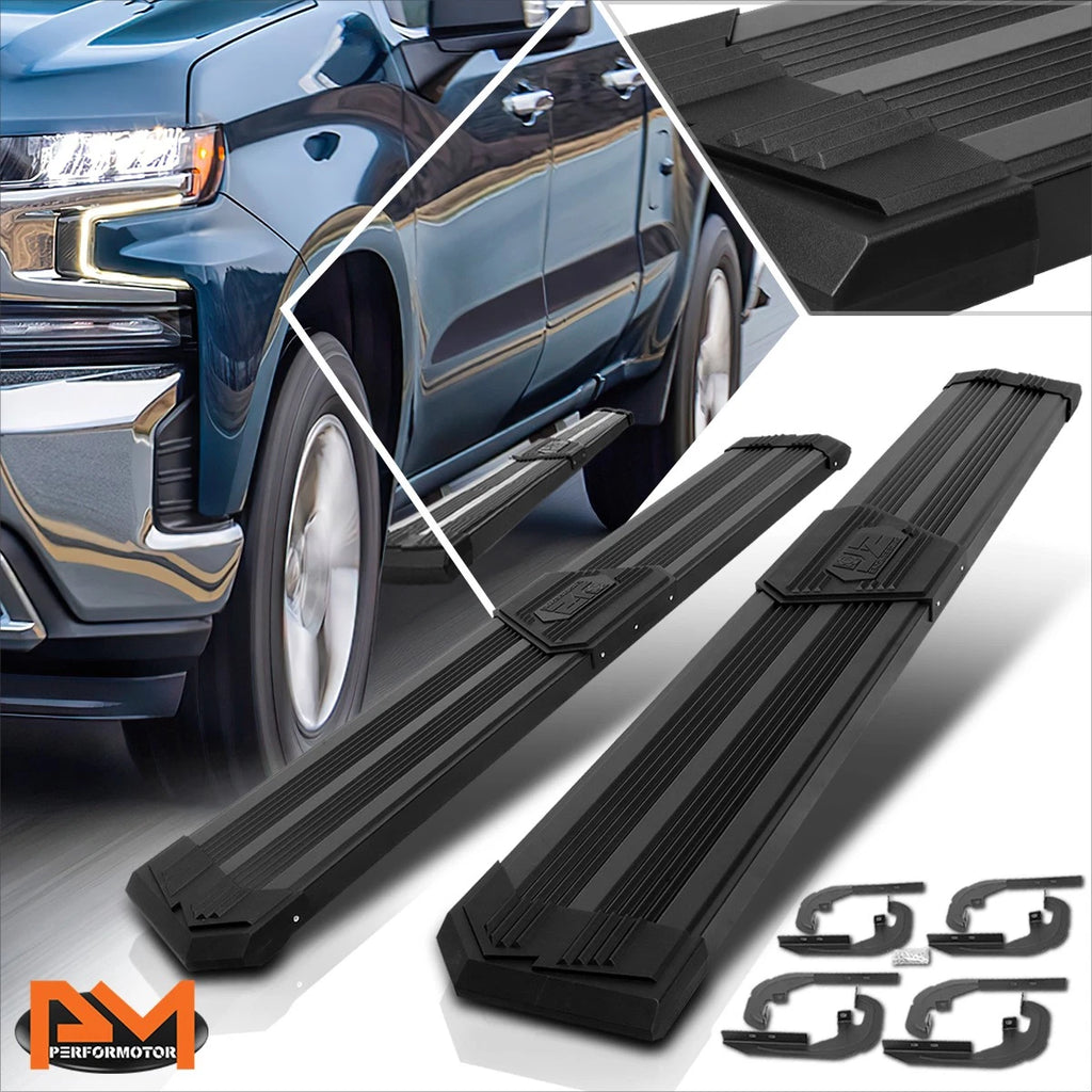 J2 10" Ridged Step Pad Running Board for Silverado/Sierra Crew Cab (2019–2021)