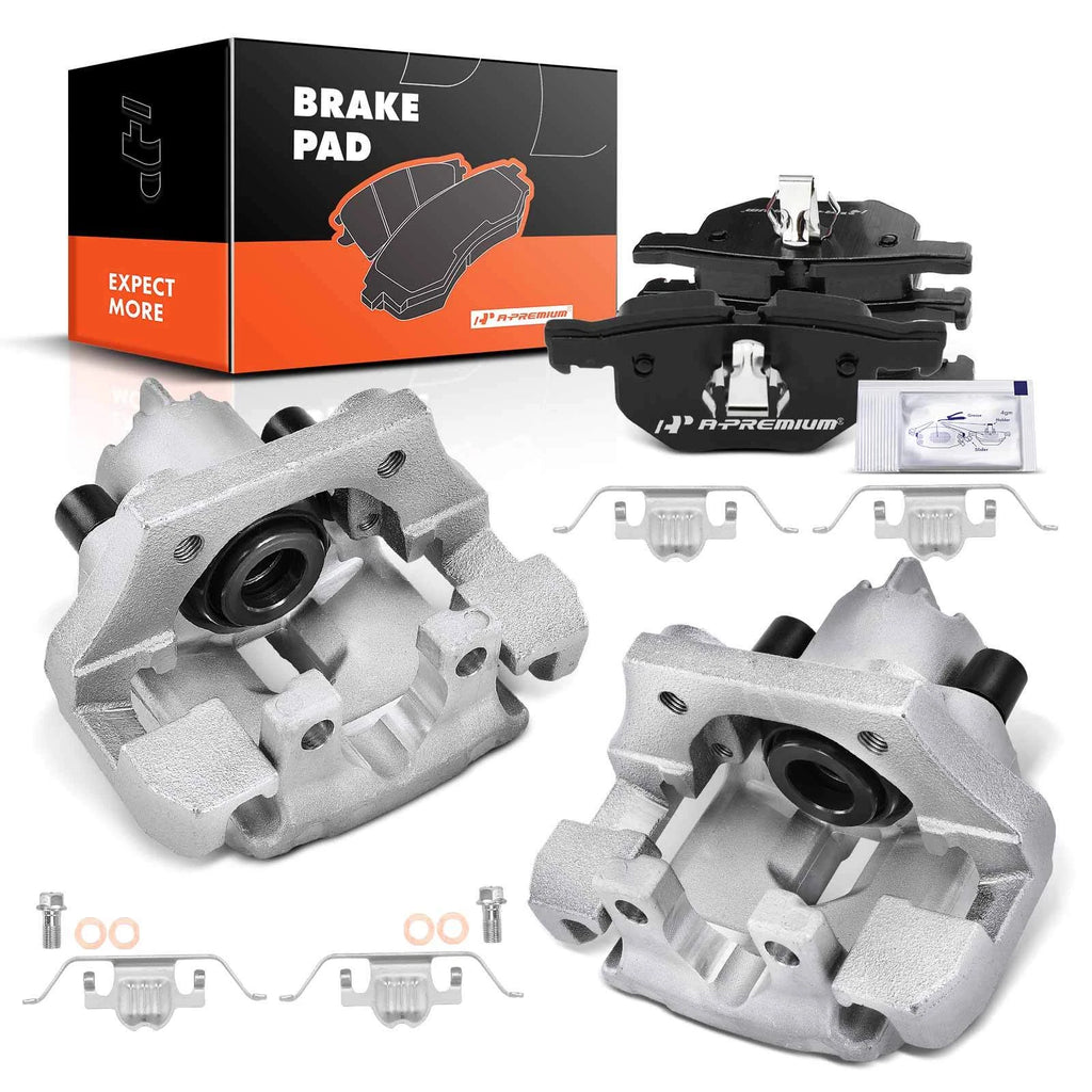 Rear Brake Calipers & Ceramic Pads for BMW E60 525i 525xi 528i (2006–2010)
