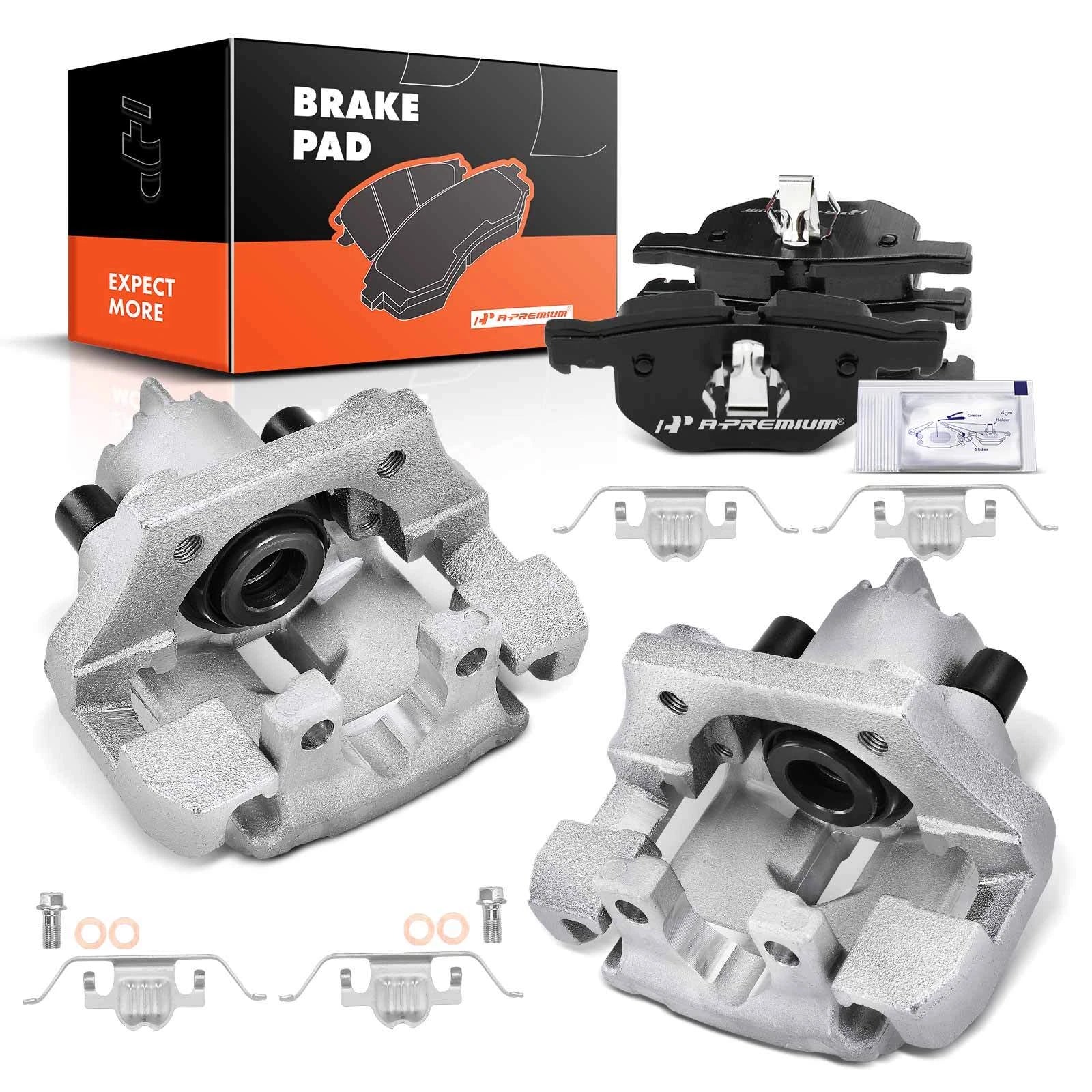 Rear Brake Calipers & Ceramic Pads for BMW E60 525i 525xi 528i (2006–2010)