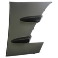 Replacement Black Textured Front Passenger Side Outer Bumper Cover Grille