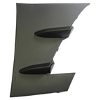 Replacement Black Textured Front Passenger Side Outer Bumper Cover Grille