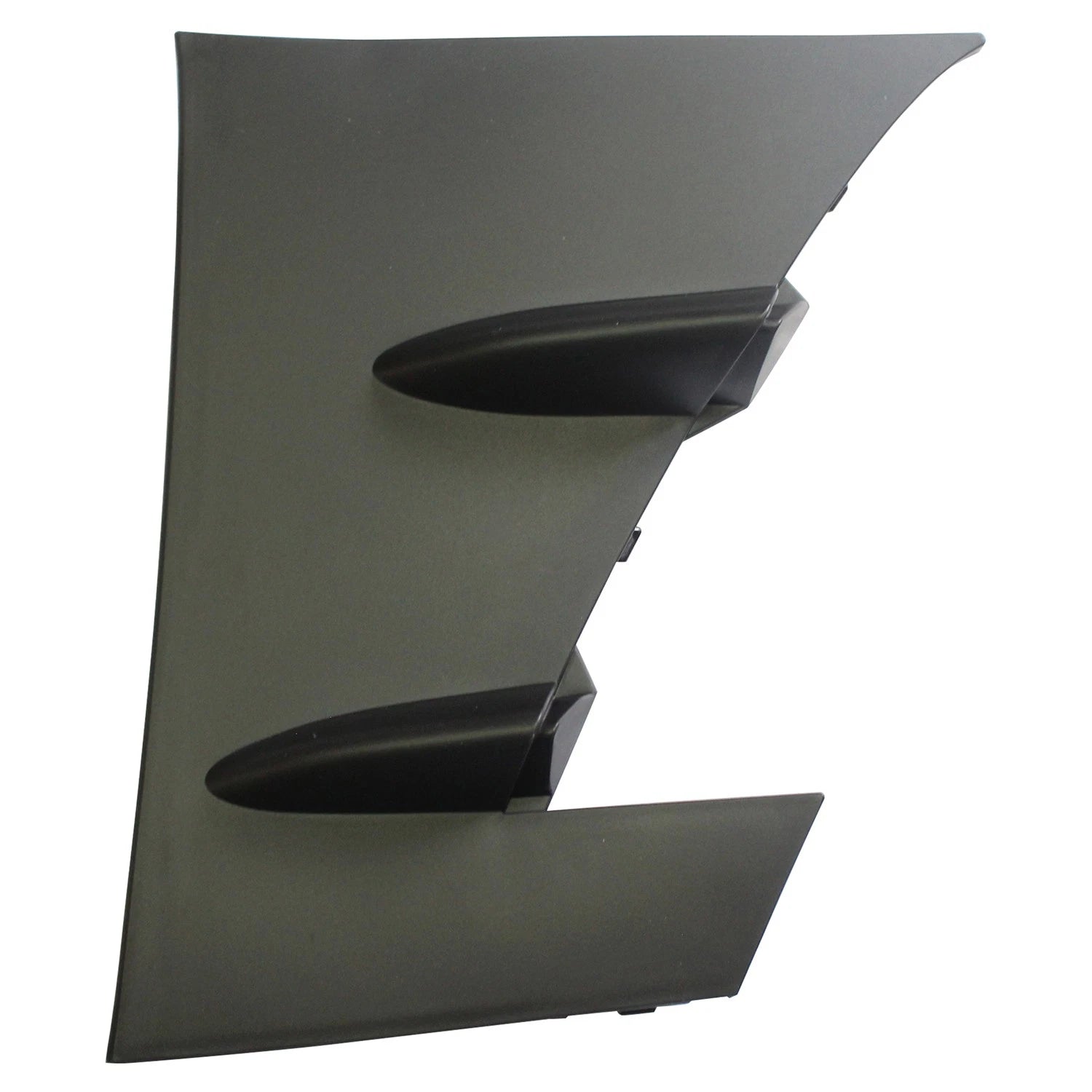 Replacement Black Textured Front Passenger Side Outer Bumper Cover Grille
