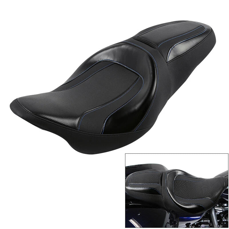Driver Passenger Seat for Harley Touring Road Street Glide (2009–2023)