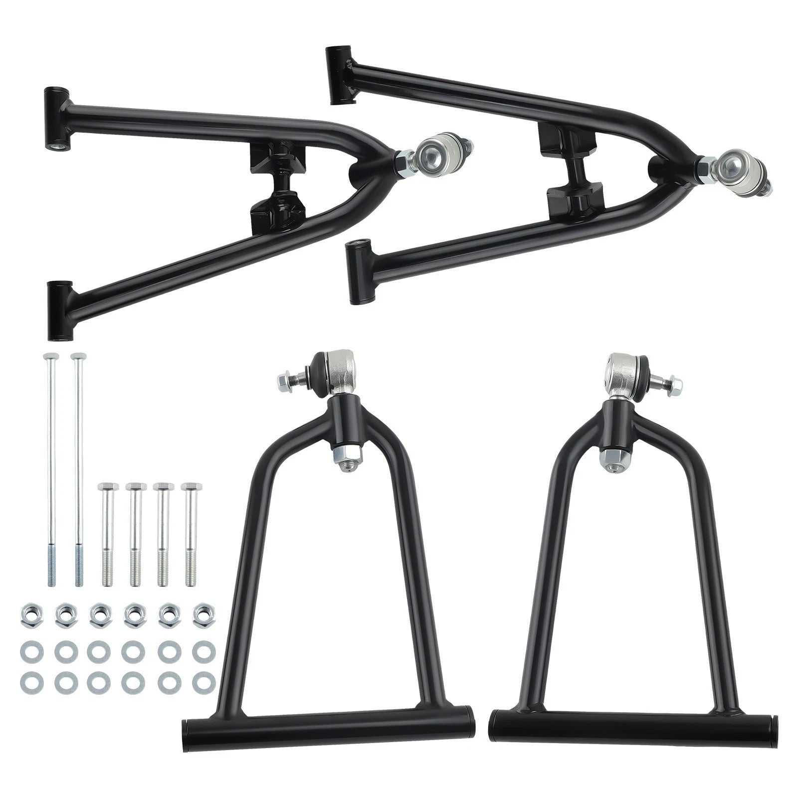 Set of 2 Front Lower & Upper A-Arms for Yamaha YFZ450 (2004–2013)
