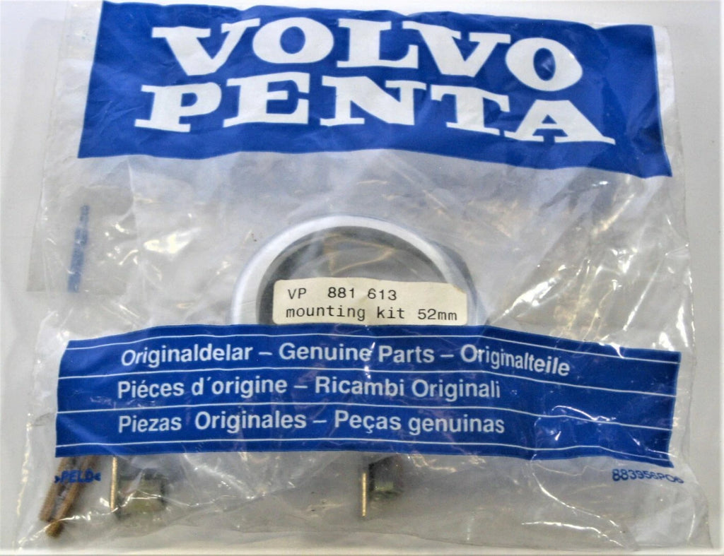 Volvo Penta 881613 Marine D Series 52mm Chrome Bezel Brace Mounting Kit