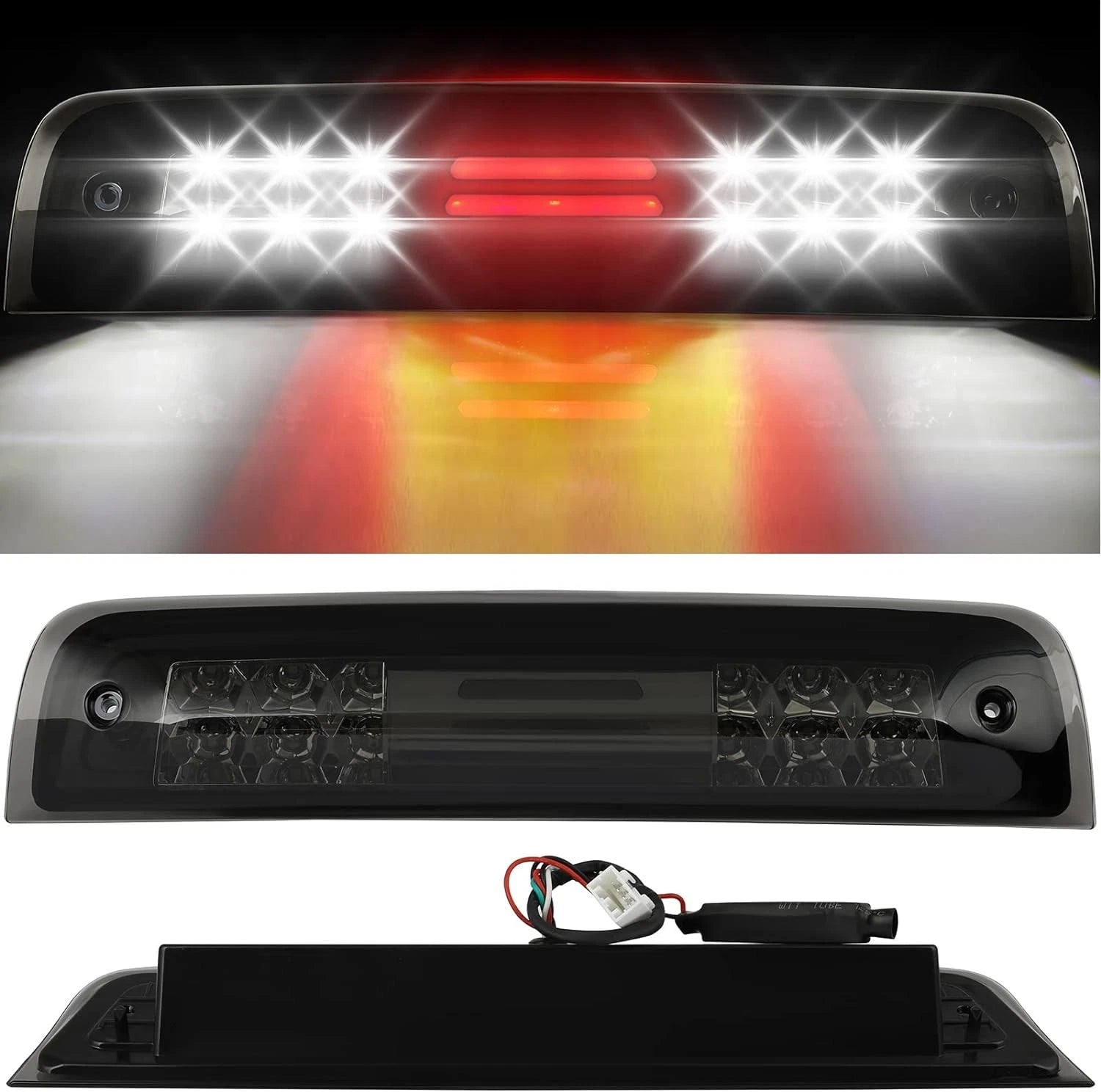 3rd Brake Light for Dodge Ram 1500 (2009–2018) Chrome Housing Smoke Lens