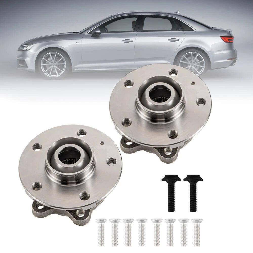 Pair Front Rear Wheel Bearing and Hub Assembly for Audi A4 Q5 A7 Allroad (2010–2020) 513301