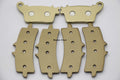 Set of 2 Front Rear Brake Pads for Suzuki GSXR 600 750 (2011–2014)