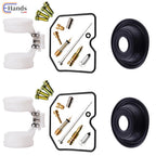 2Pcs Carburetor Rebuild Kit for Kawasaki ZZR250 EX250H (1990–2007)