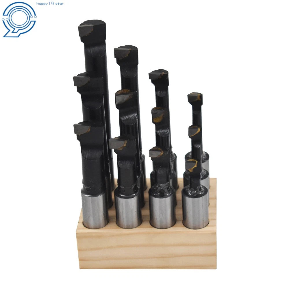Set of 12 Boring Bars for Turning Tool (3/4" Shank)