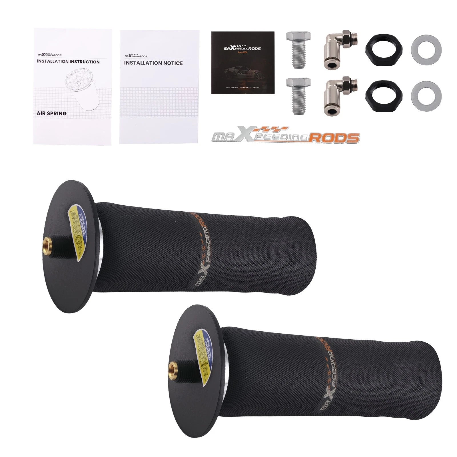 Air Spring Sleeves for Chevy Blazer C10 C1500 Colorado K10