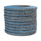 Set of 200 Flap Discs 4.5" 40 Grit for Sanding and Grinding