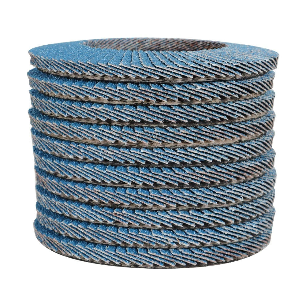 Set of 200 Flap Discs 4.5" 40 Grit for Sanding and Grinding