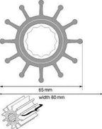 Impeller for Johnson Pump F75B, Yanmar, Volvo Penta (09-821B, 18-45714)