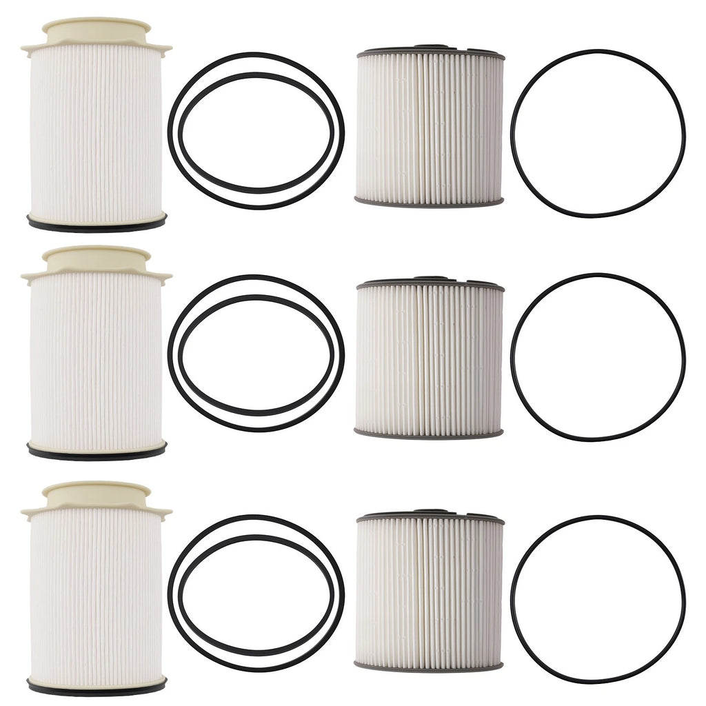 6X Fuel Filter for Ram 2500 3500 4500 5500 6.7L Diesel (2007–2021)