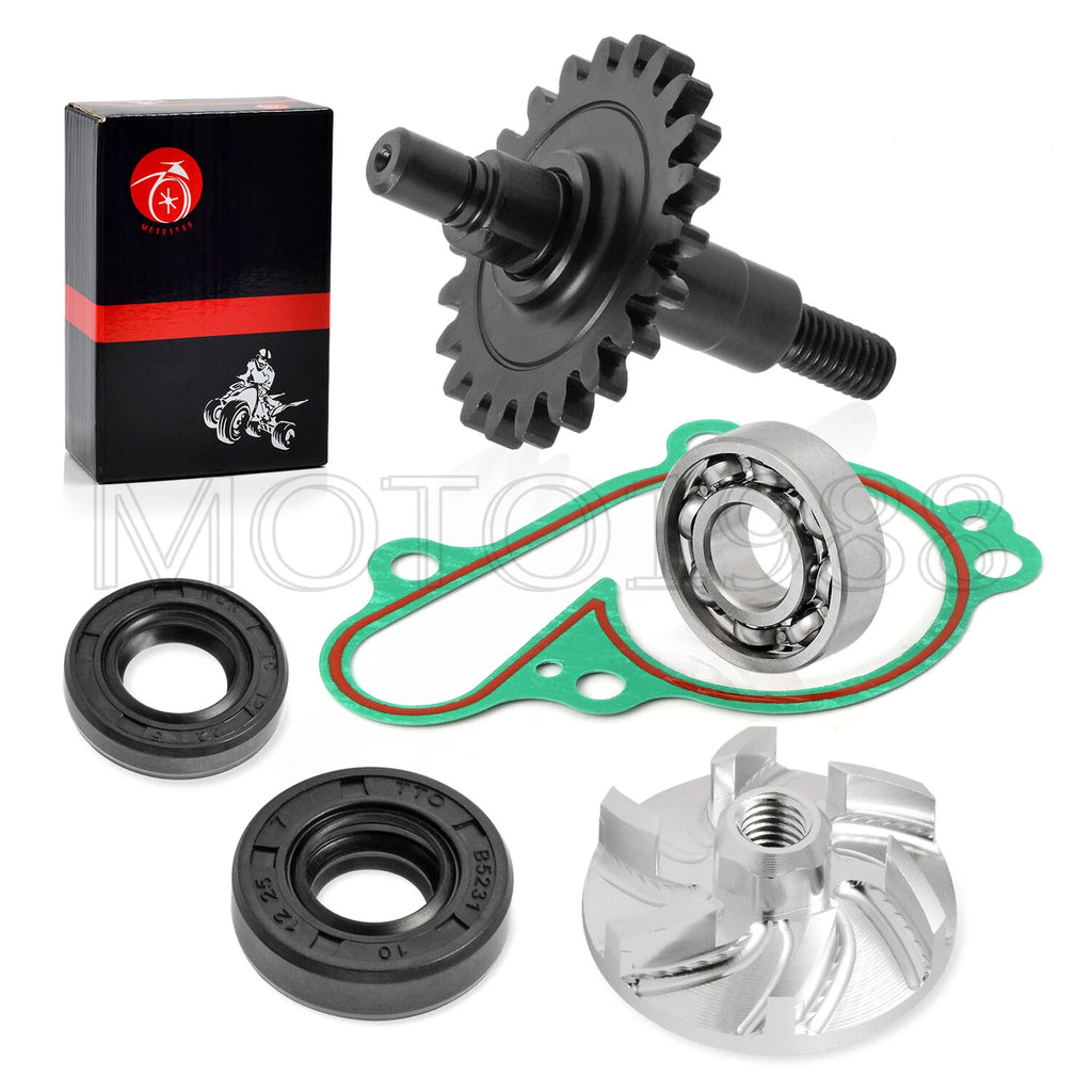 Water Pump Impeller Shaft Gear Kit for Yamaha YZ125 (1998–2004)